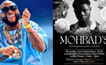 Davido admits he can't sleep due to Mohbad's death, plans to attend Candlelight Procession:ikejabird.com