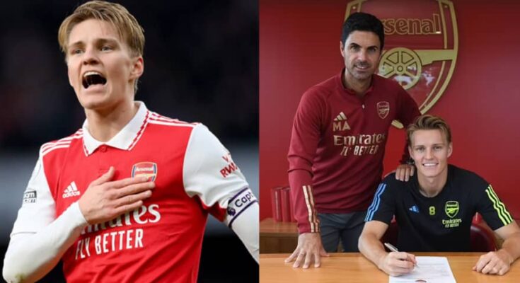 Martin Odegaard Becomes Arsenal's Highest-paid Player As Captain Signs ...