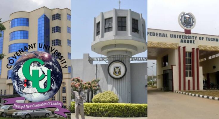 Covenant, UI, FUTA emerge top universities in Nigeria:ikejabird.com