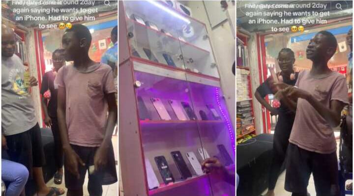 Nigerian boy with N200 asks for Gold iPhone