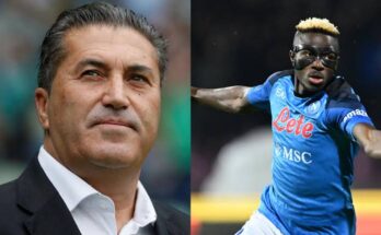 I am happy Osimhen remained at Napoli - Super Eagles' Coach