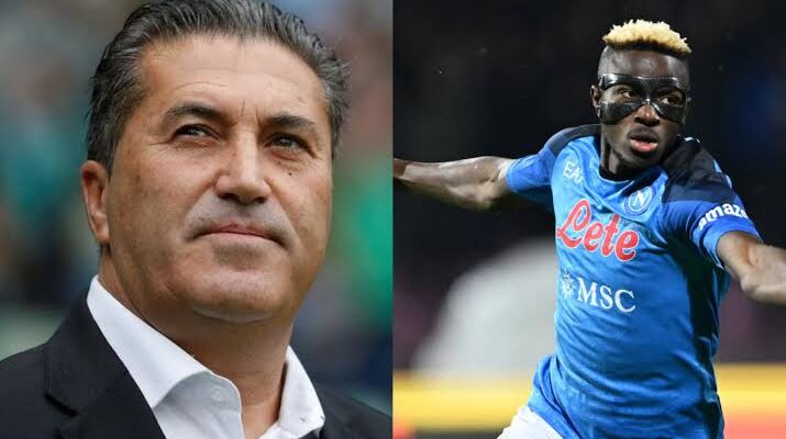 I am happy Osimhen remained at Napoli - Super Eagles' Coach