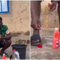 Nigerian man uses water to power generator