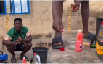 Nigerian man uses water to power generator