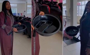 Female usher seizes member's phones in church, video sparks uproar