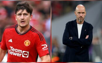 Maguire threatens to leave Man United in Jan, slams Ten Hag's treatment to him:ikejabird.com
