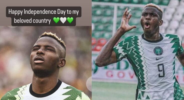 Victor Osimhen: Nigeria's striker declares love for Nigeria on Independence Day:ikejabird.com