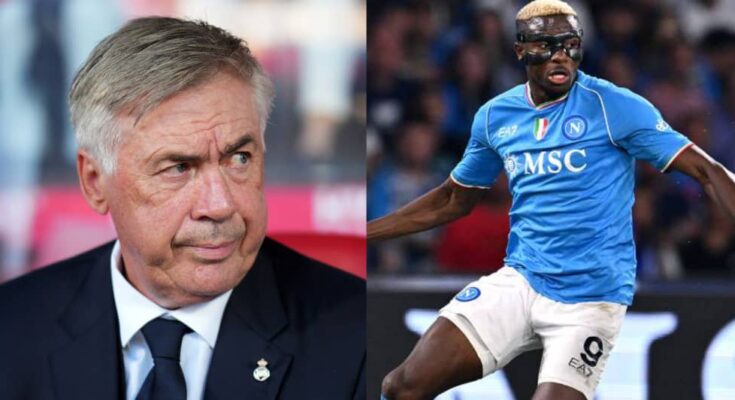 He is very dangerous: Carlo Ancelotti worried about  Osimhen ahead of Napoli vs Real Madrid | Ikejabird.com