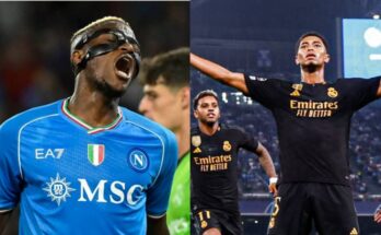 Osimhen goes blank as Real Madrid thrash Napoli at home:ikejabird.com