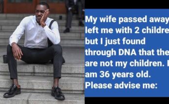 Man finds out kids from late wife aren't his with DNA