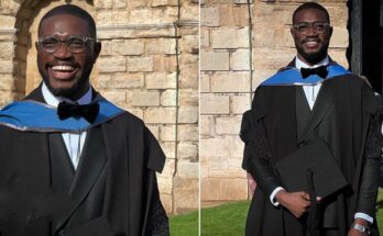 Brilliant Nigerian man bags first class Law degree, 100% grade masters at UK university