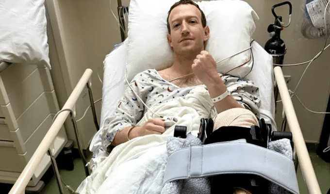 Mark Zuckerberg undergoes knee surgery