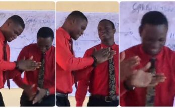 Nigerian lecturer makes noisemaking students dance in class