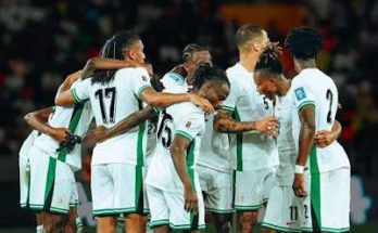 Super Eagles of Nigeria during the 2027 AFCON qualifying campaign