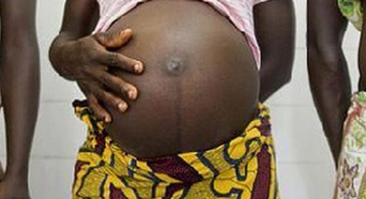 Pregnant women waiting for maternal healthcare services at a hospital